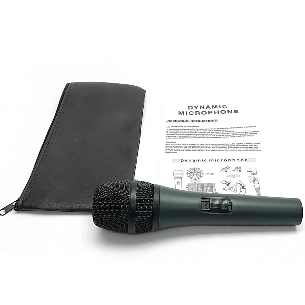 

EQ-845 Wired Microphone System Dynamic Professional For Singing Handheld Mic Home Studio Recording For Computer Karaoke Live