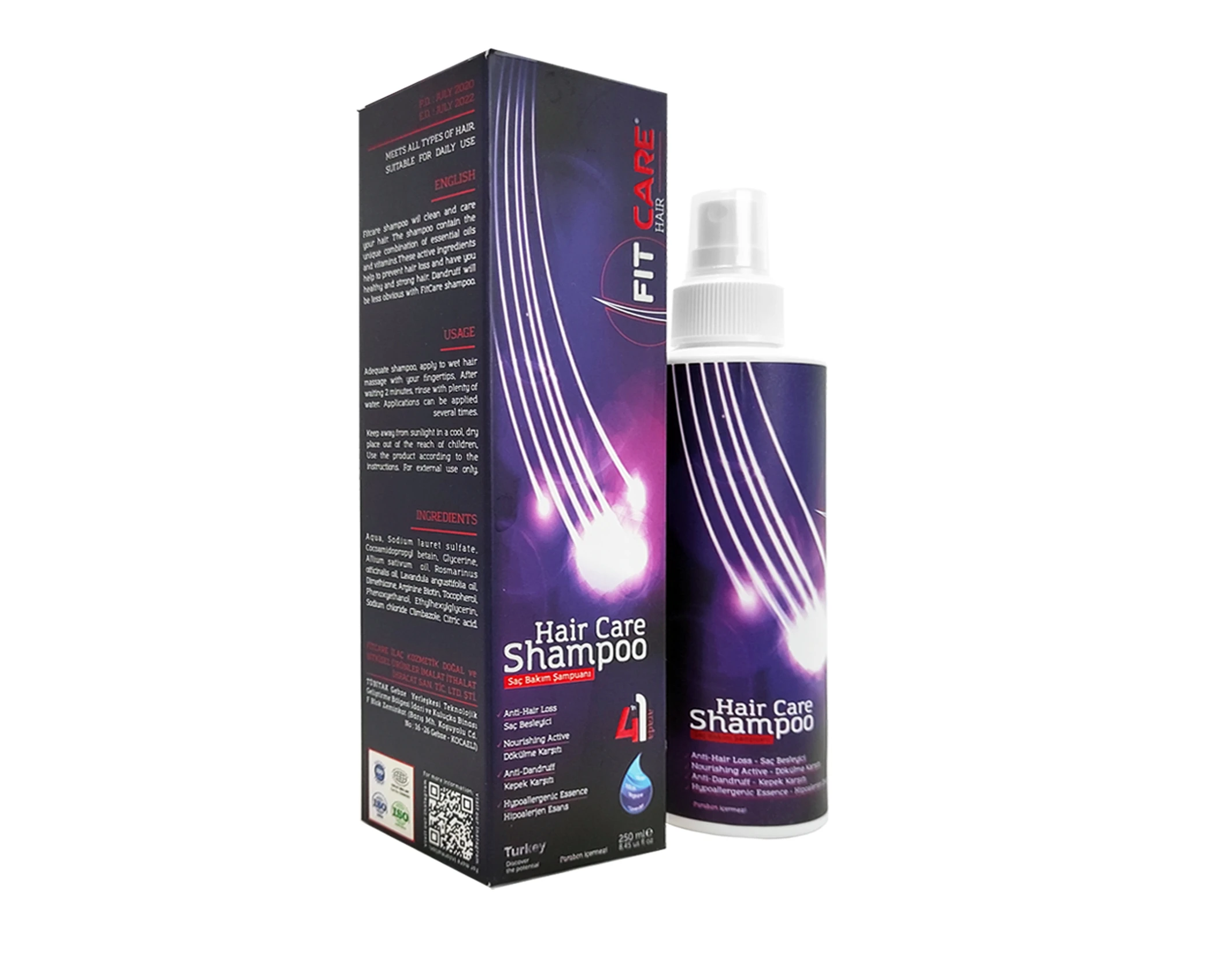 

FitCare Shampoo, Hair Care, Original Product, Hair Care Shampoo, 250 ml