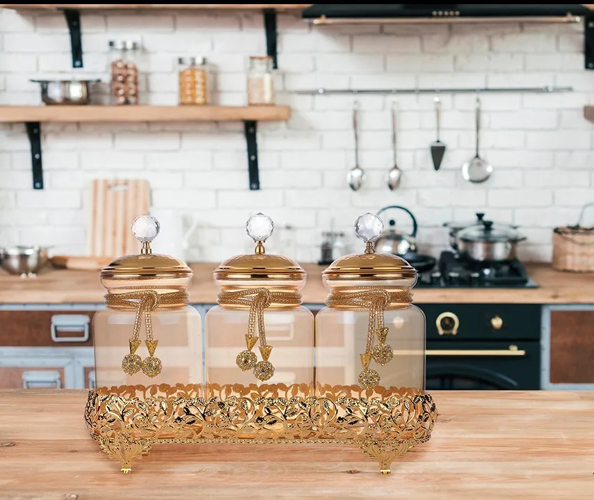 3 шт./компл. стеклянный кувшин для сливок и сахара горшки с баночкой специй