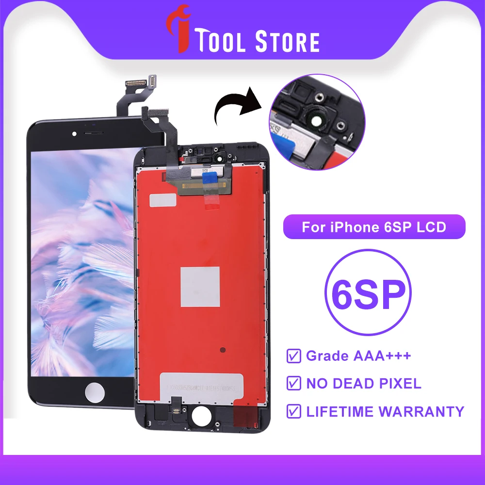 ЖК дисплей класса AAA +++ для iPhone 6S Plus с 3D сенсорным экраном дигитайзер в сборе