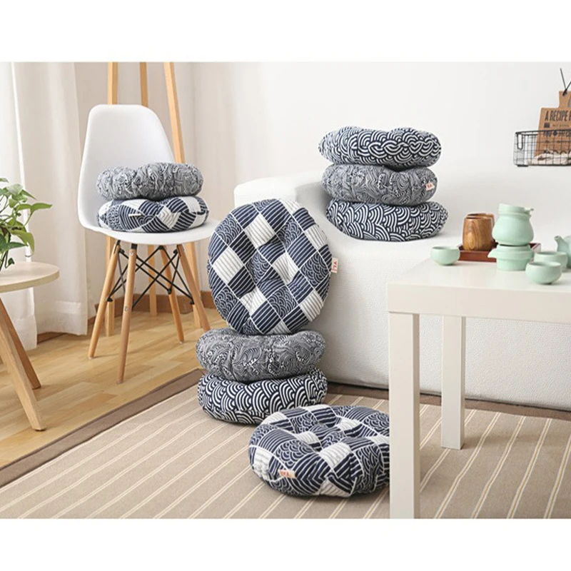 Япония Стиль круглая подушка 43x43 см для ухода за ребенком мам офисная кресла