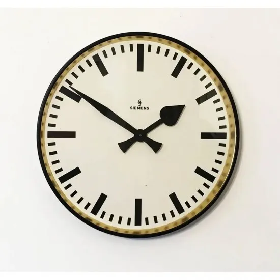 

Offset Printed Wooden Hall Wall Clock 35 cm Without Glass