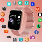 Умные часы для мужчин и женщин, квадратные электронные часы с фитнес-трекером, спортивные наручные часы для Android, IOS, Reloj Inteligente