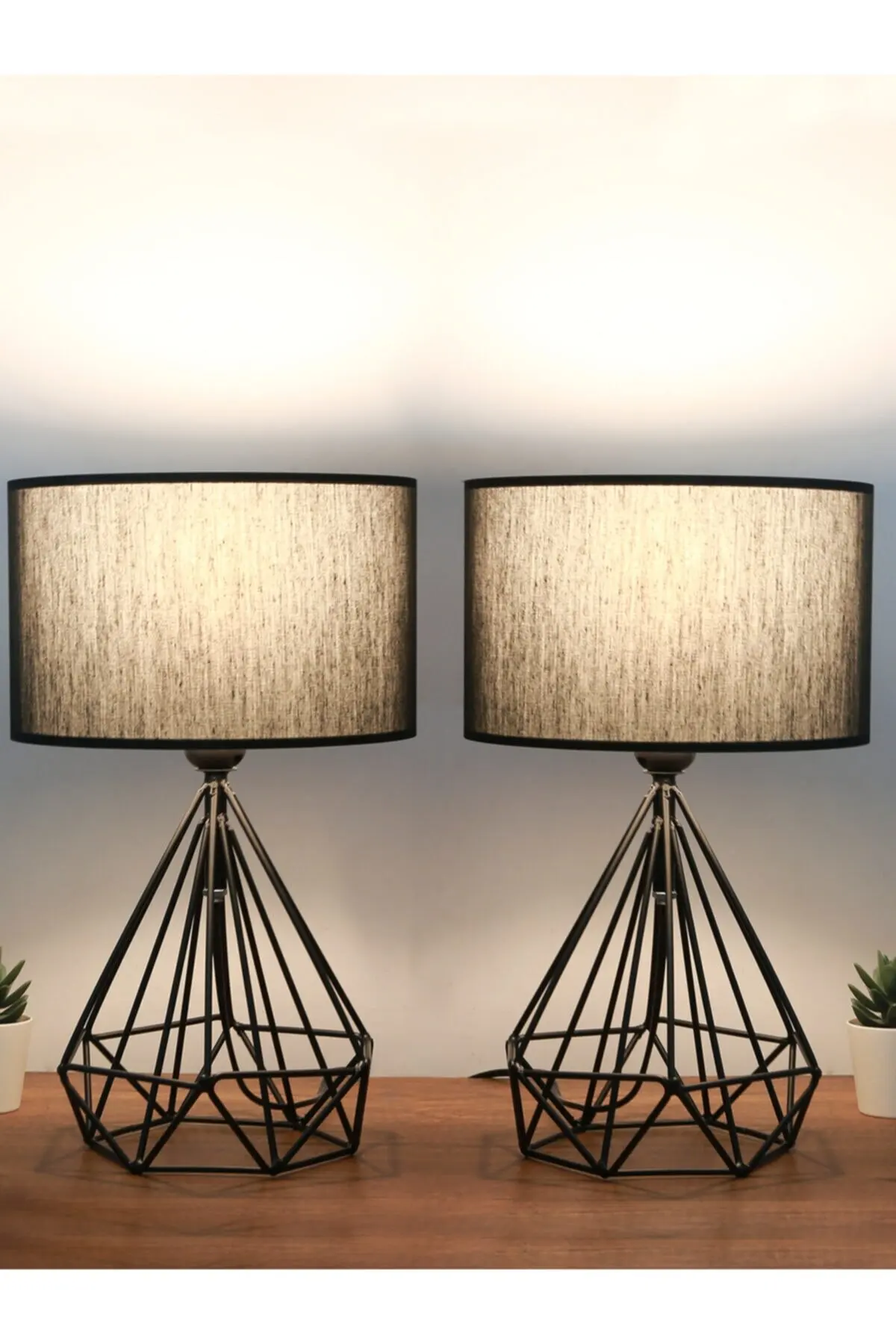 

Black Fabric Metal Design Lampshade Set of 2 Lighting lampshade, decorative lighting
