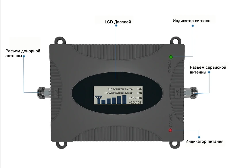 Фото Cell phone amplifier lintratek kw-16l 900 MHz (2G) Signal Boosters Cell phone amplifier lintratek kw-16l 900 MHz (2G) Signal Boosters