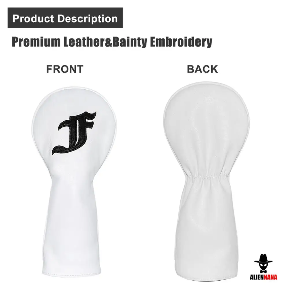 Набор головных уборов для гольф клуба Aliennana Кожаные чехлы ручной работы 1