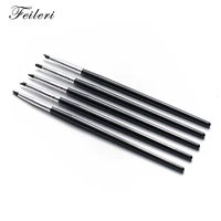 5pcsset diy pottery clay tools clay pottery sculpting pencil crafting engraving silicone pen sculpture tools rubber craft pen