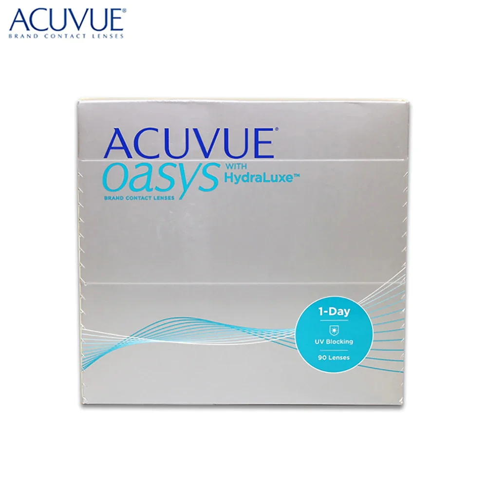 Контактные линзы Acuvue® Oasys 1-Day HydraLuxe®(90 шт) R: 8.5