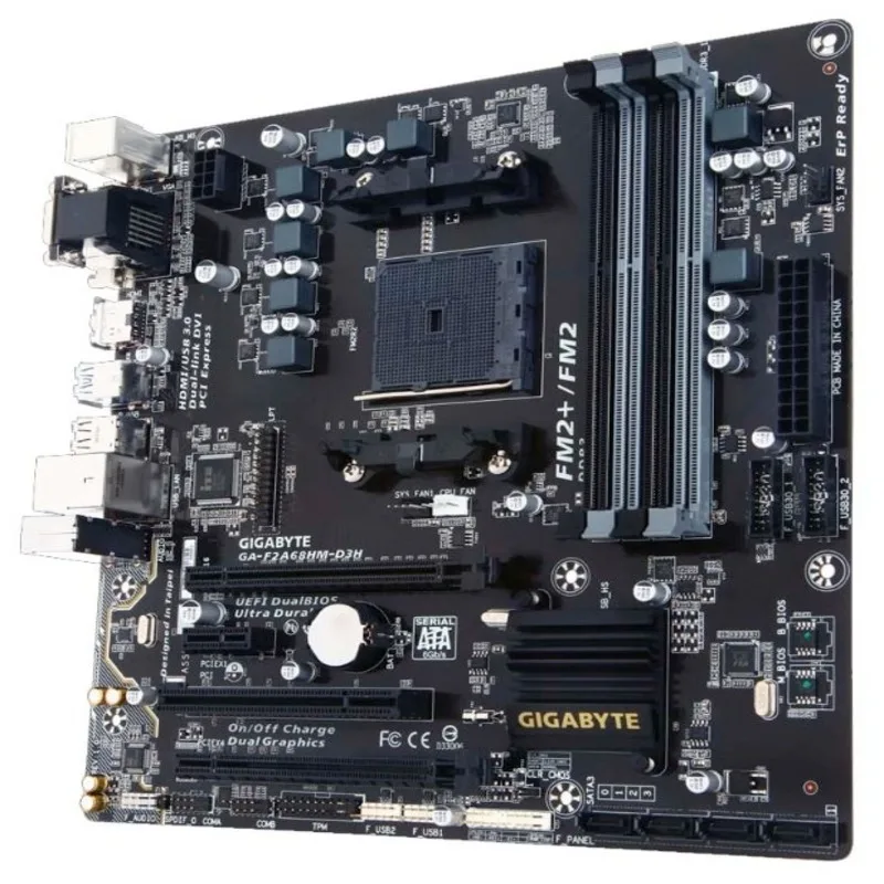 Материнская плата GIGABYTE GA-F2A68HM-D3H б\у | Компьютеры и офис