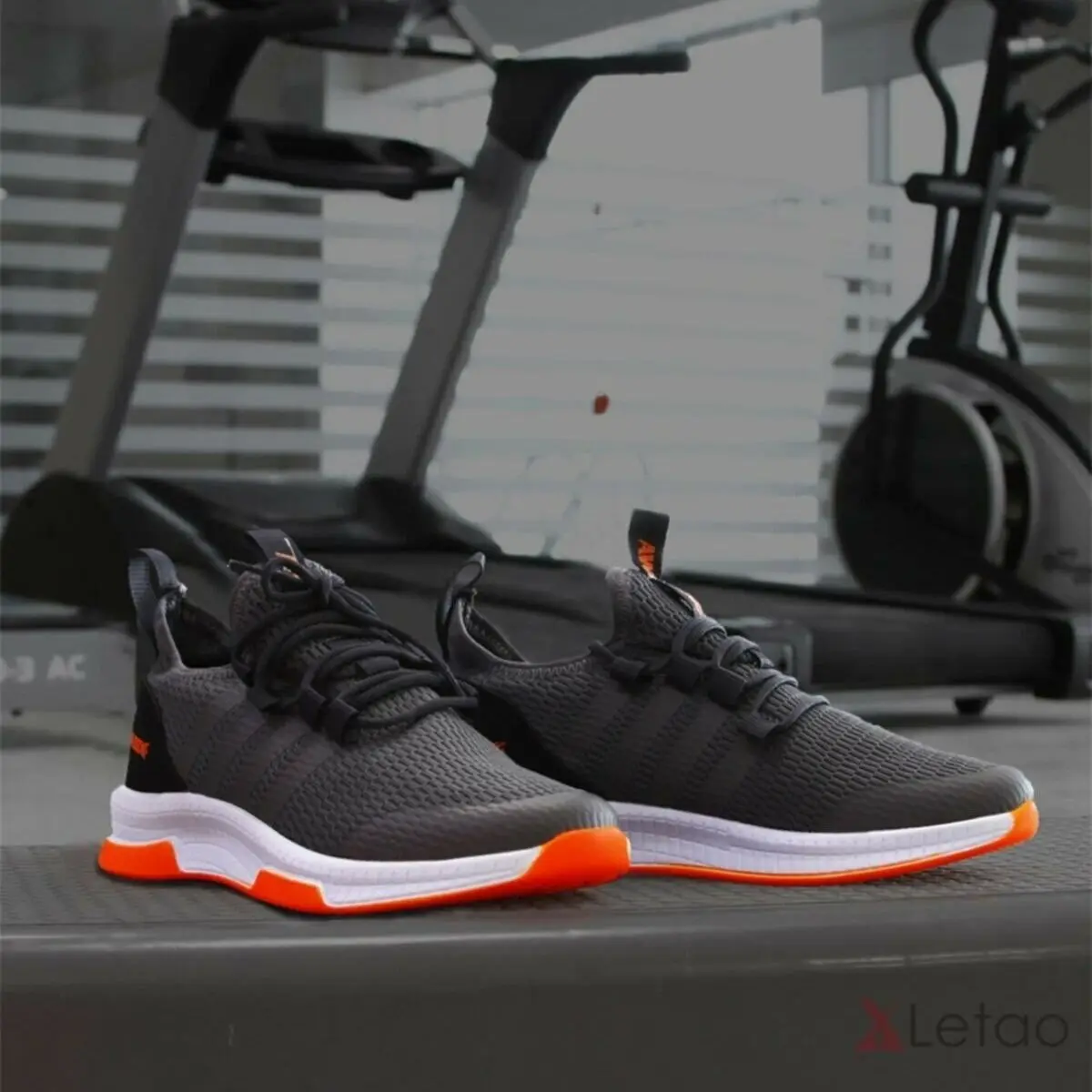 

Letao New Season Smoked Orange Summer Male Women 'S Light Casual Ventilate Sports Walking Lace-Up Sneaker Shoes