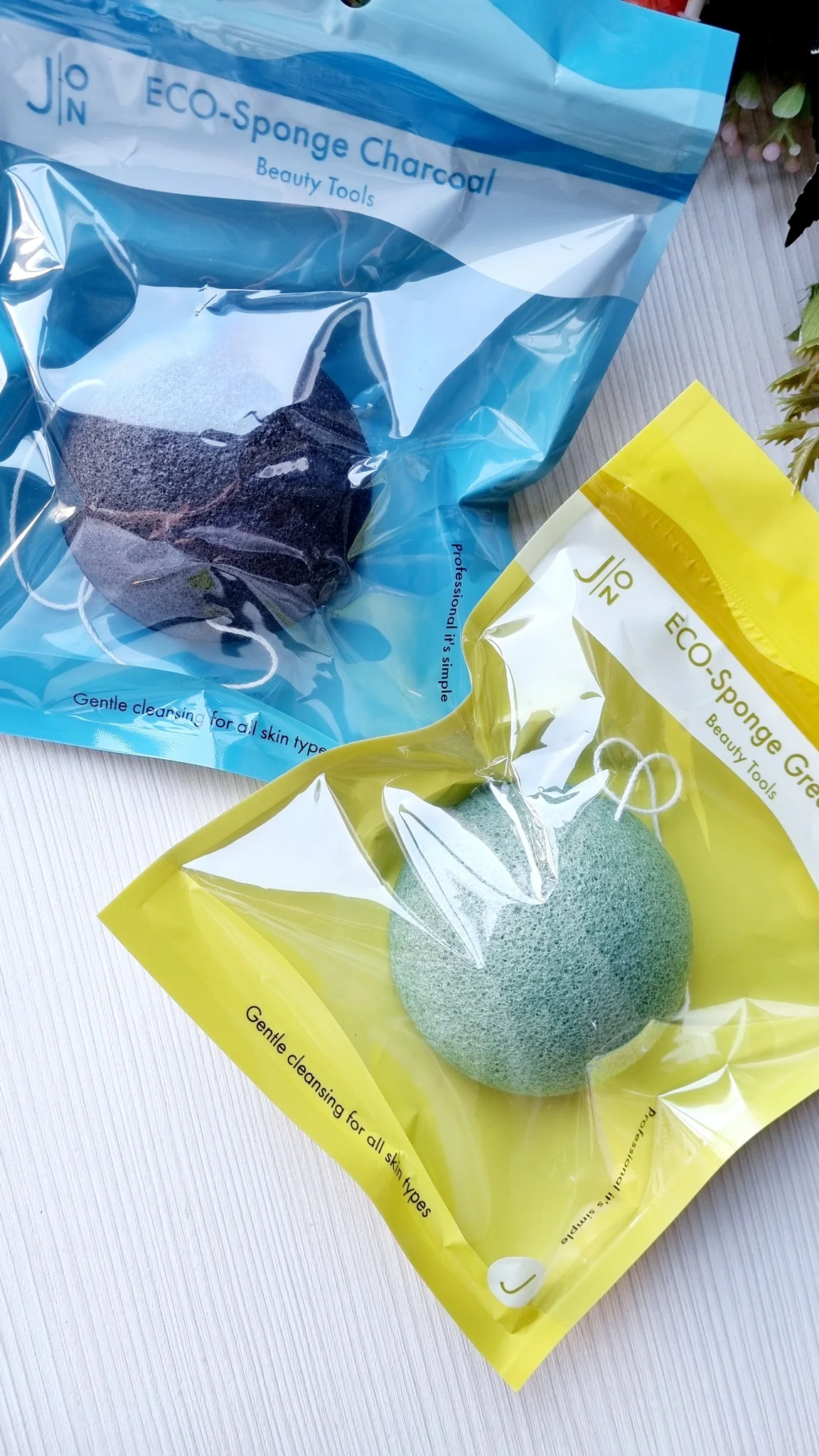 Sponge-beauty konnyaku facial skraber eco-sponge J: On |