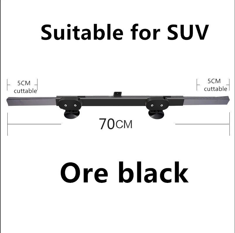 70cm ore black Автоматический автомобильный лобовое стекло козырек от солнца выдвижной козырек от солнца Блок SUV грузовик автомобиль УФ Защита занавес передний задний солнцезащитный козырек - Цвет: 70cm ore black