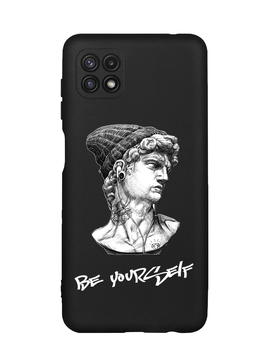 Силиконовый чехол Мобилиус на Samsung A22s рисунок Цитаты