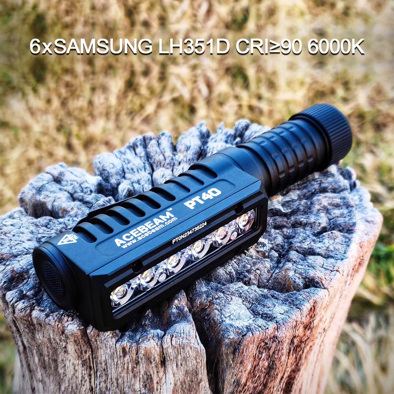 Светодиодный налобный фонарь ACEBEAM PT40 ручной магнитный все в одном 7 режимов