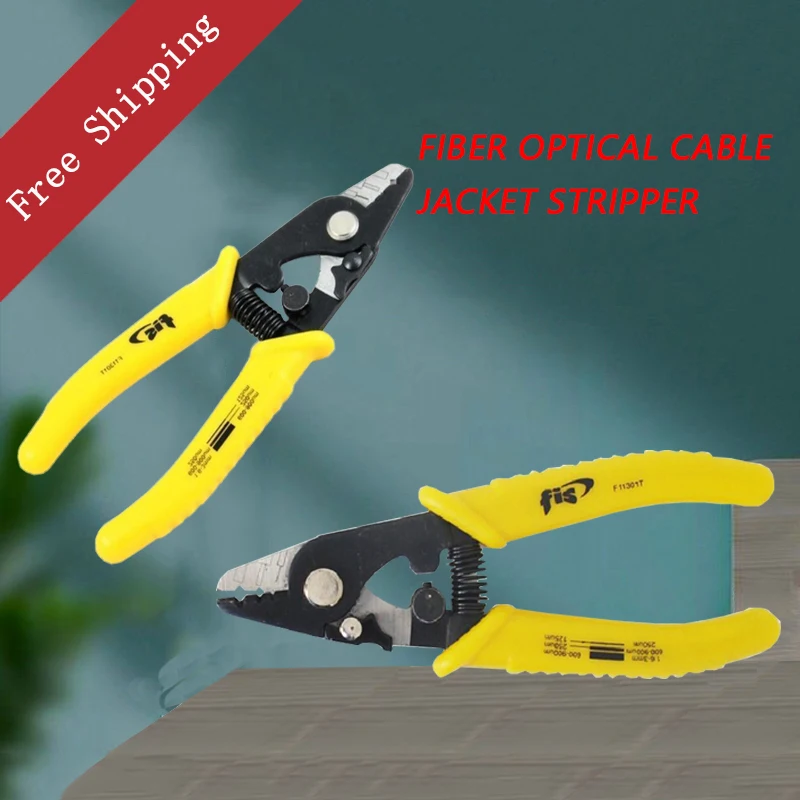 

10 Pcs/Lot FIS TRI-HOLE Fiber Optical Cable Jacket Stripper, Used With Fiber Cleaver And Fusion Splicer