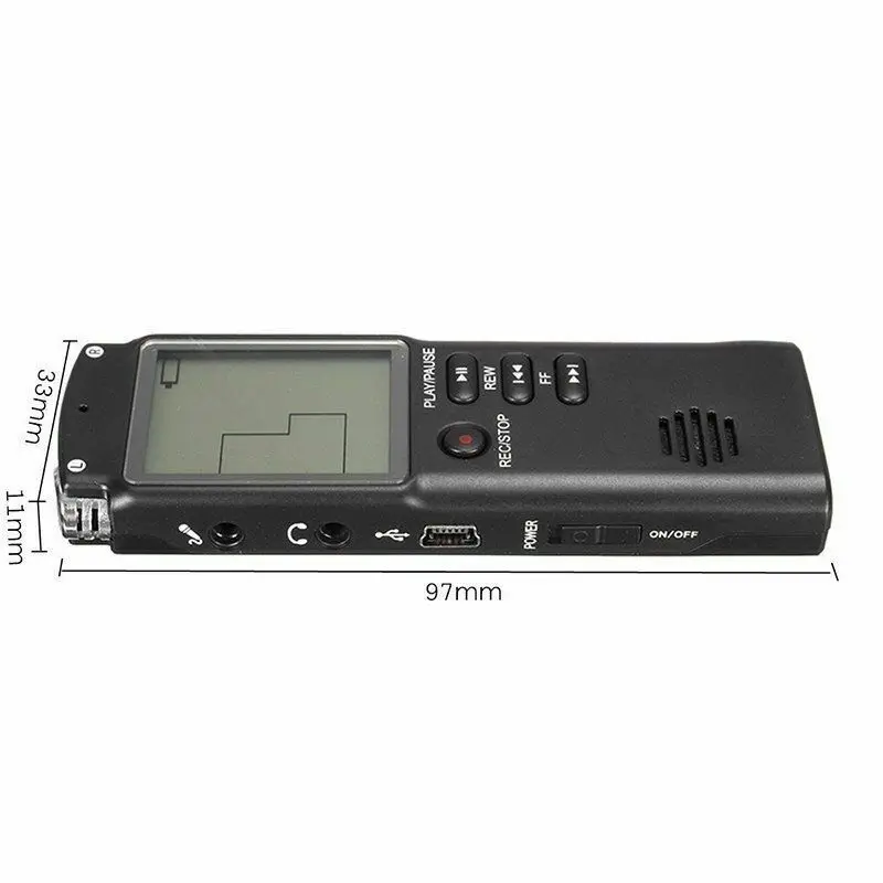 Профессиональный диктофон 8 ГБ/16 ГБ/32 ГБ USB 96 часов цифровой Аудио Диктофон с WAV