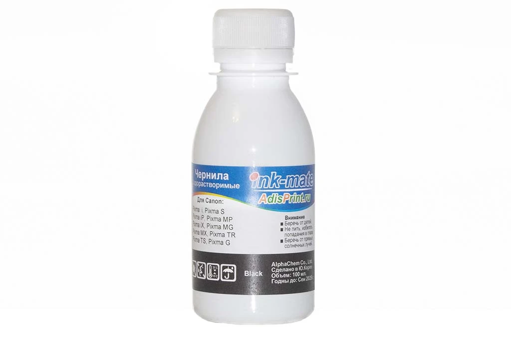 Чернила для Canon водорастворимые Black 100 мл. | Компьютеры и офис