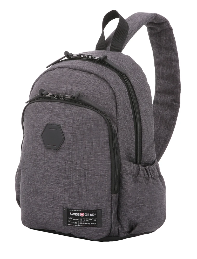 Рюкзак Swissgear 13'' с одним плечевым ремнем cерый 25х14х35 см 12 л |