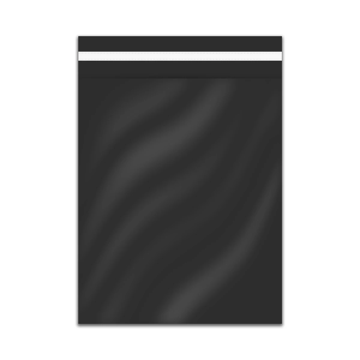 50 шт. черные пластиковые пакеты для почтовых отправлений полиэтиленовые с