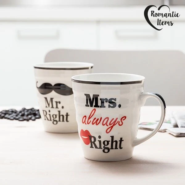 Mr. Right &amp Mrs Always Mugs | Дом и сад