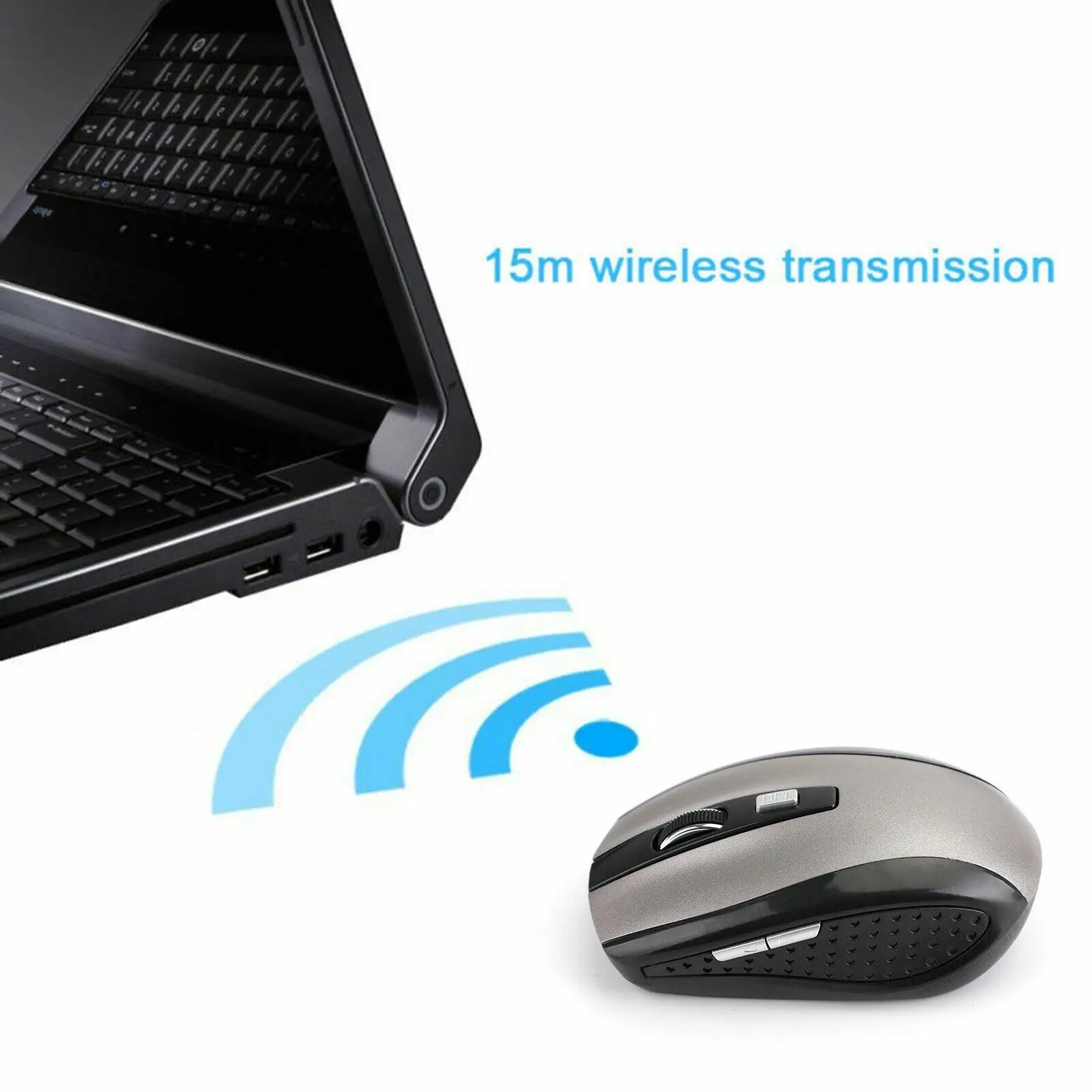 Raton компьютер 2 4 ГГц игровая мышь для геймеров с Точек на дюйм проводной и