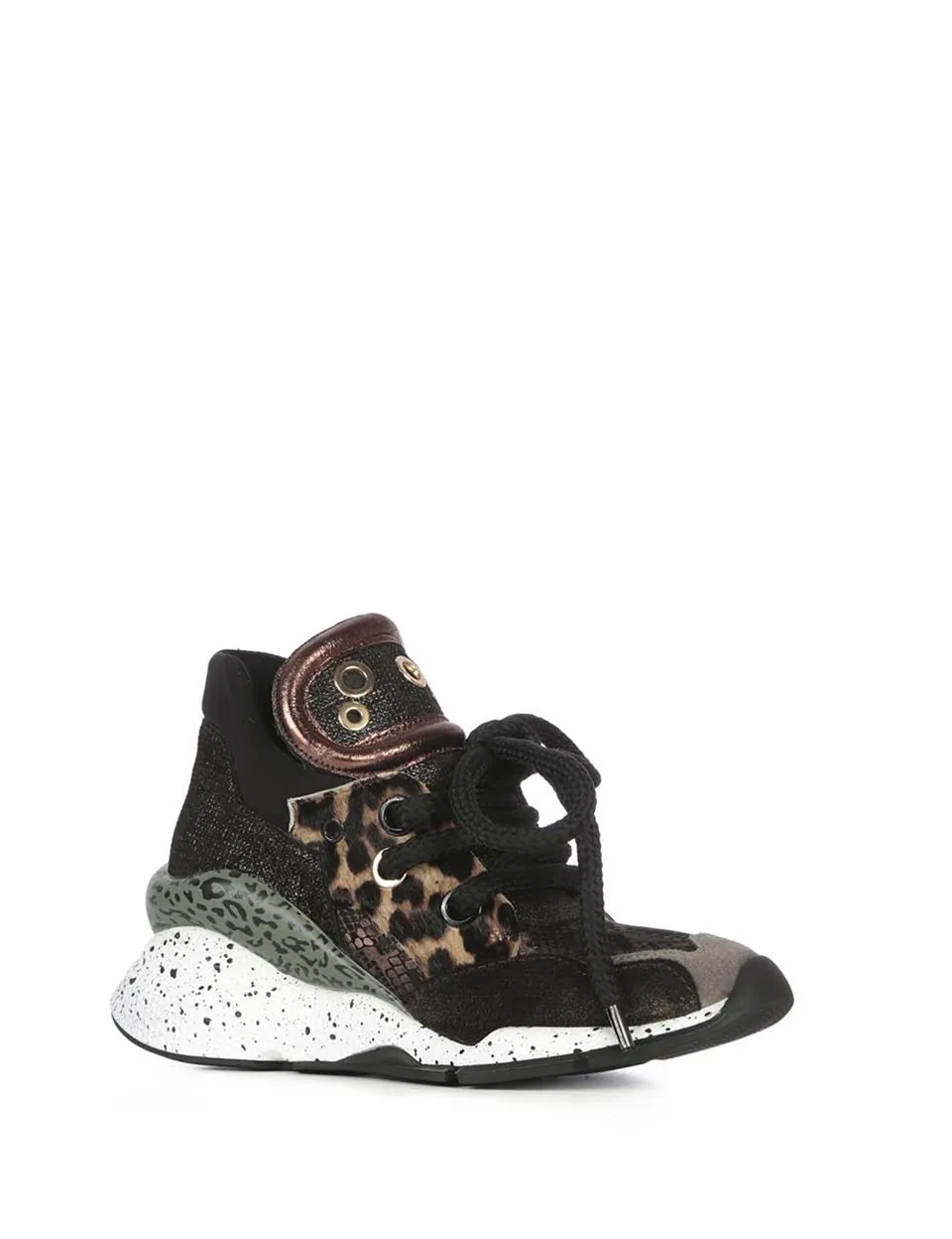 

İLVİ Amina Women's Sneaker Mink-Brown-Copper Snake-Leopard