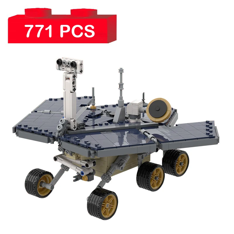 

Spirit Mars Exploration Rover Model Building Blocks Space Probe Vehicle DIY Assembly Military Bricks Toys For Kids Boys Gifts