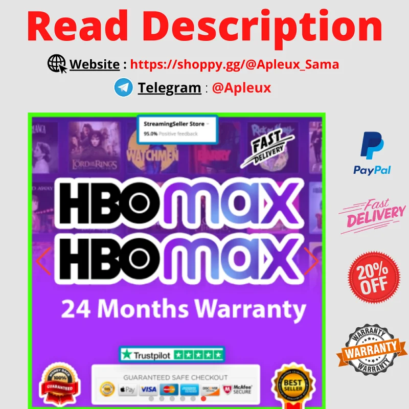 

{HBO MAX Premium Account 1 Year & 2 Years}
