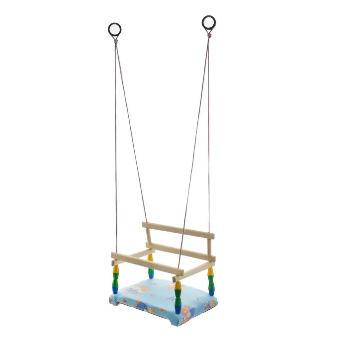 Качели детские с мягким сиденьем (комплект из 2 шт) | Игрушки и хобби