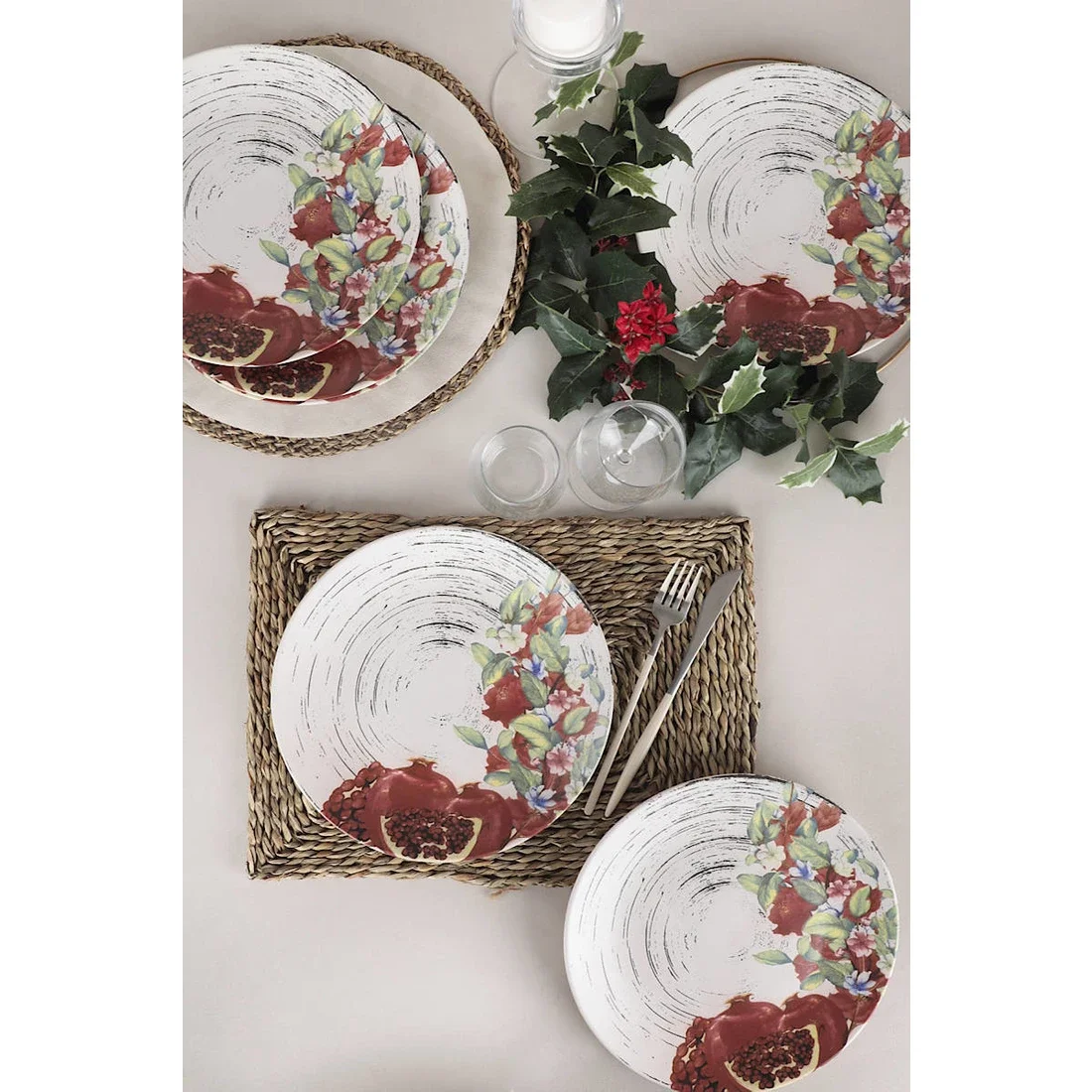 

Blush Serving Plate 26 Cm 6 PCs Stoneware Earthenware