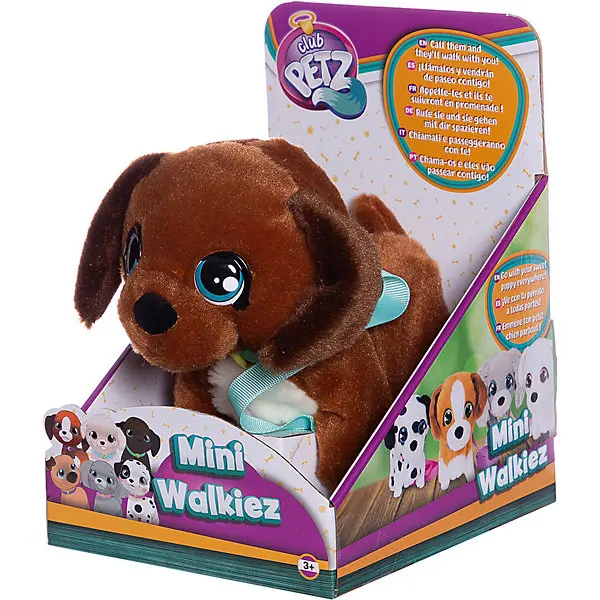 Инерактивный щенок IMC Toys Club Petz Mini Walkiez Chocolab|Интерактивные мягкие игрушки| |