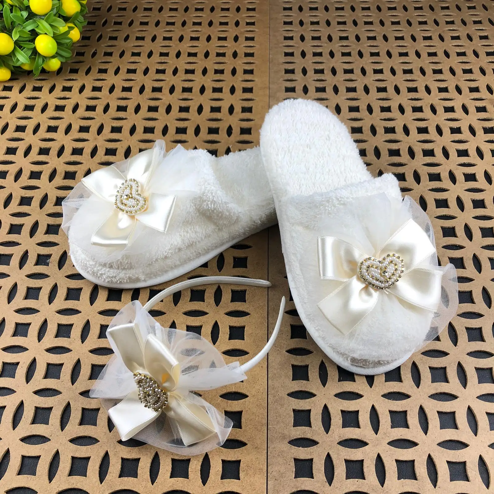 

Family Matching Outfits Baby Shower Maternity Photo Dress Slippers Shoes Headband Newborn Gift Mom Party Pregnancy Clothes
