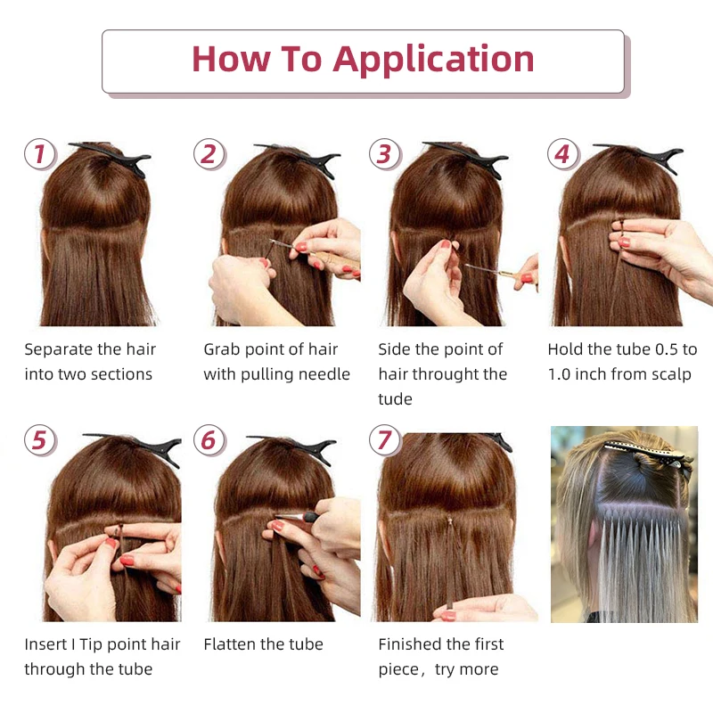 Прямые волосы QHP для наращивания, 50 шт./компл., прямые кератиновые волосы для наращивания от AliExpress WW
