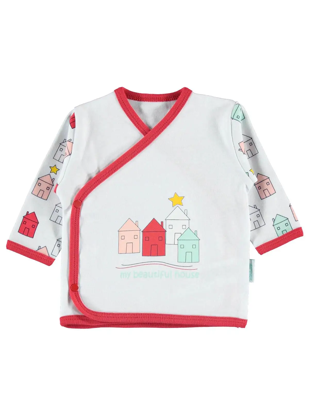 

Civil Baby 5 Pieces Combed Cotton Bodysuit Set Newborn Pomegranate Color 100% Cotton unisex