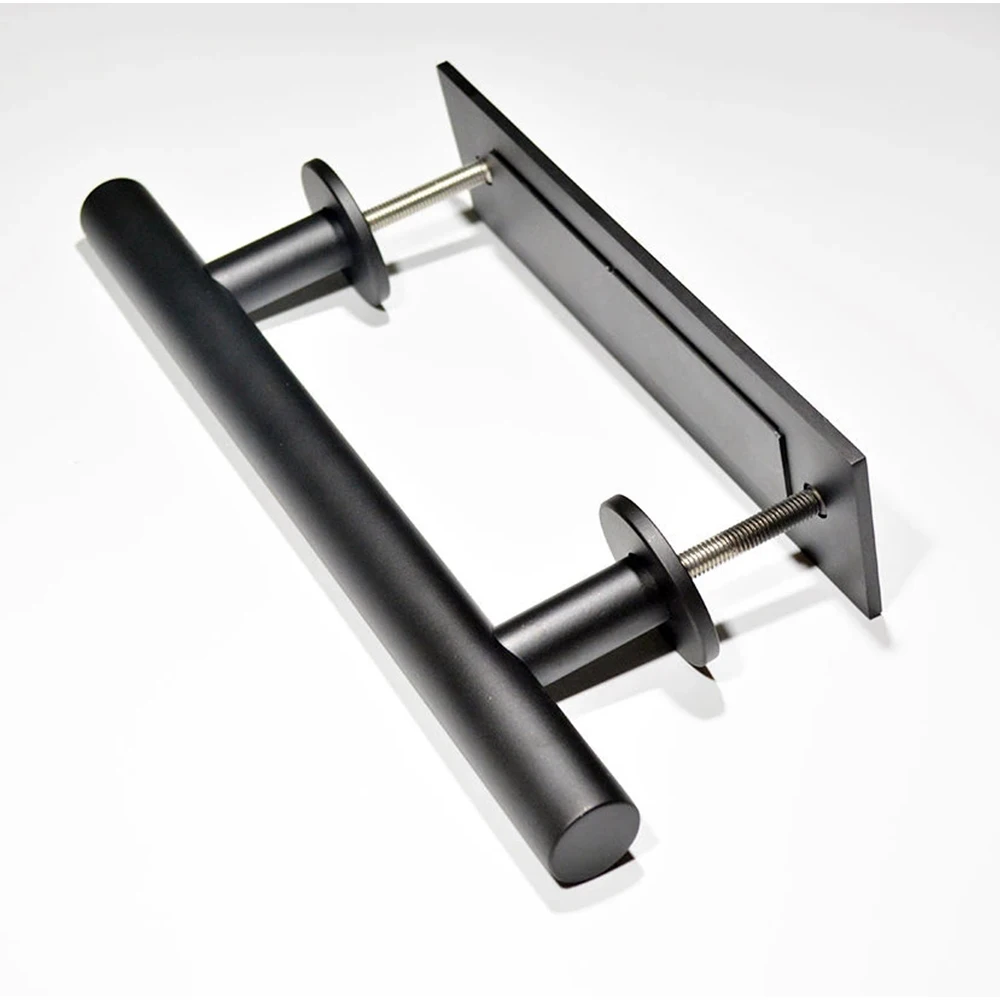 High-quality Black metal Sliding Barn Door Pull Handle Wood door handle 19-010-B | Обустройство дома