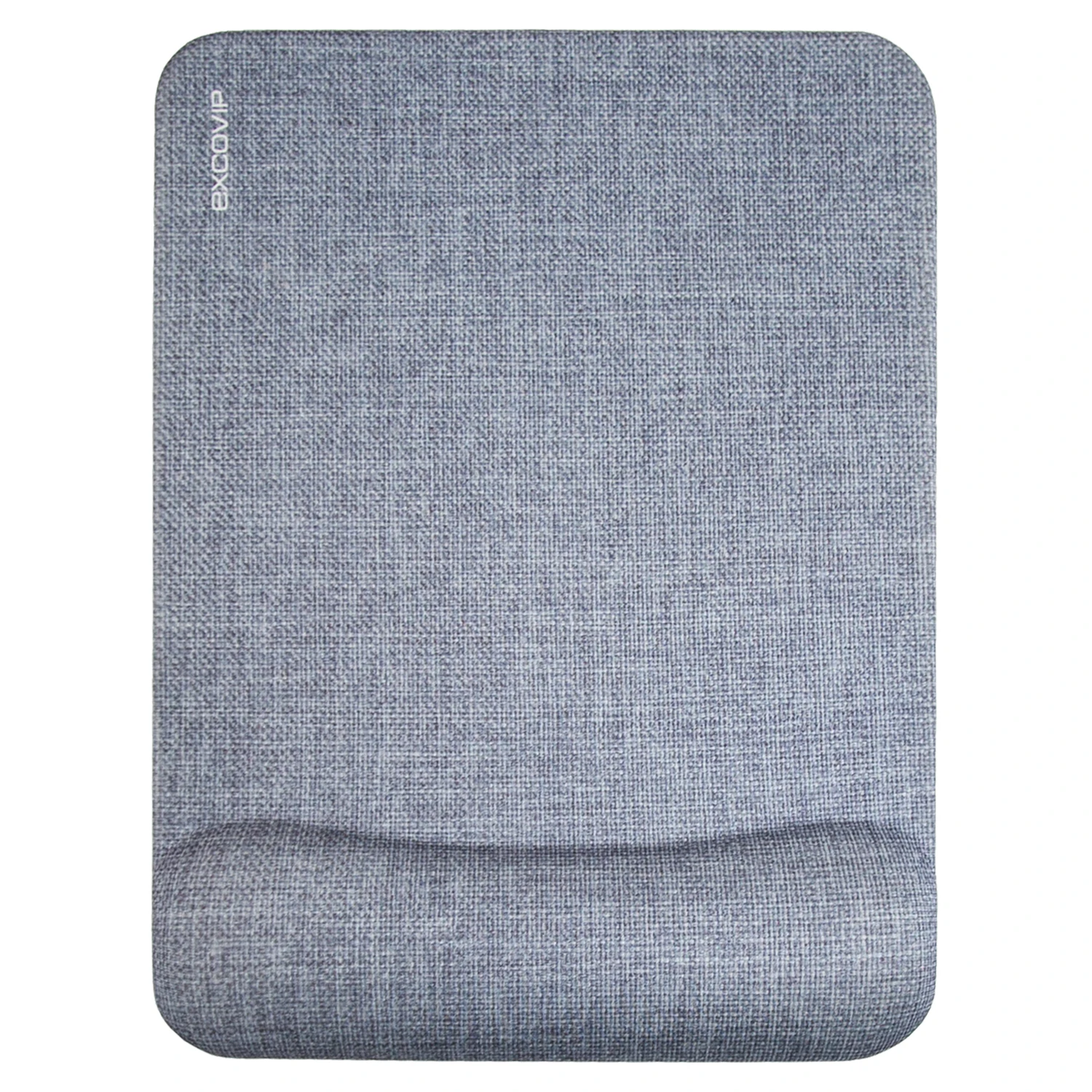 

EXCOVIP Gray Mouse Pad with Gel Wrist Rest Soft and Comfortable Wrist Support Pad Non-Slip PU Base Mouse Mat for Office, Gaming