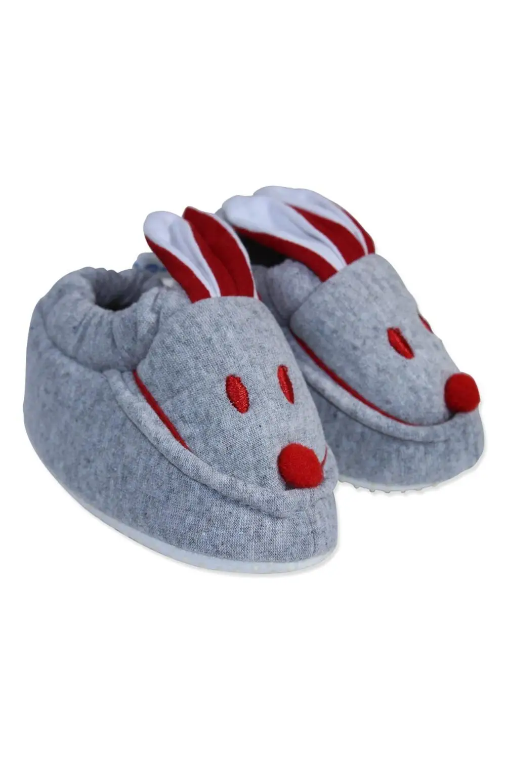 

Jaju Baby Red Eared Baby Booties With Mouse