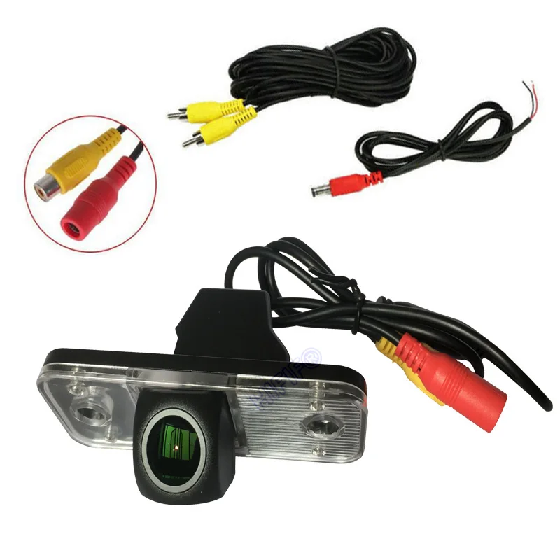 

175 Degree 1080P Fisheye Car Reverse Rear View Camera For Hyundai Santa Fe IX45 2001 2002 2003 2004 2005 2006 2007 2008 - 2012