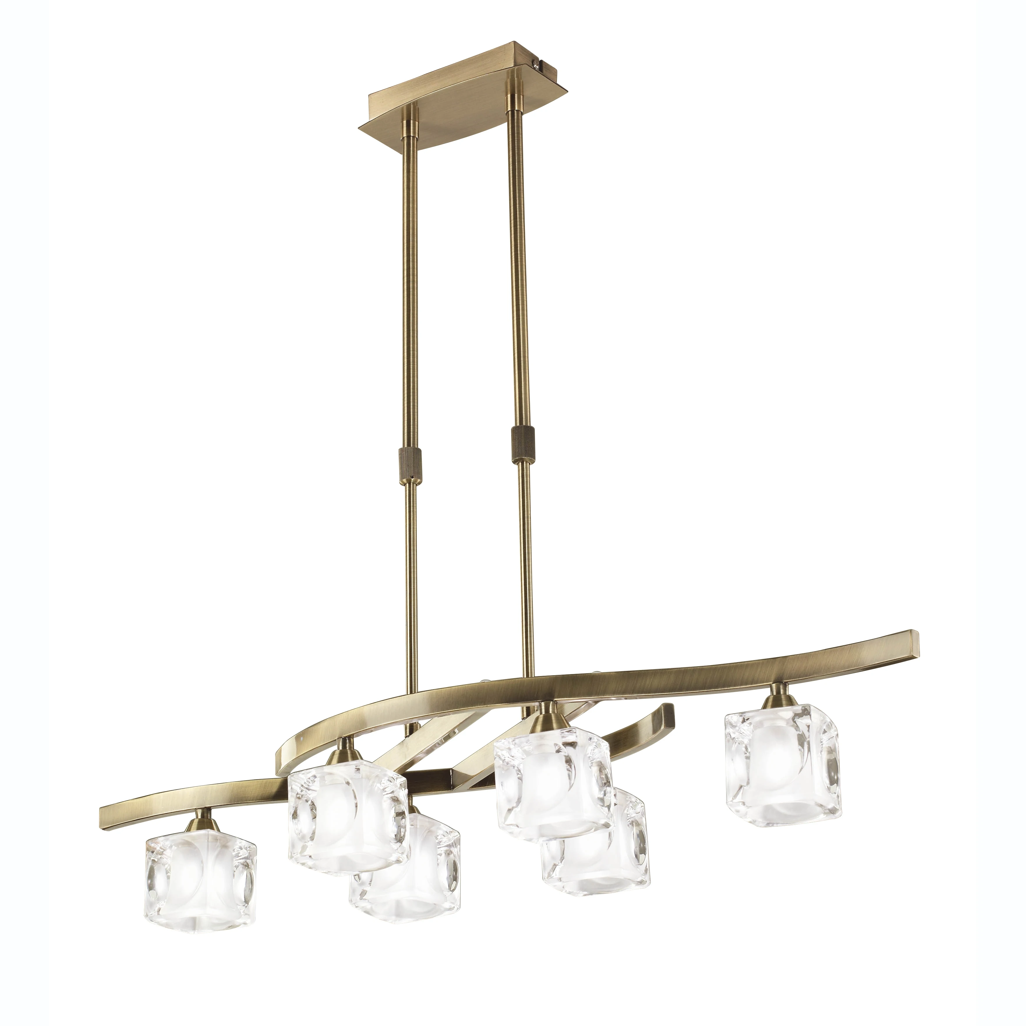 Pendant light with adjustable height G9 mantra cuadrax 0995 | Лампы и освещение