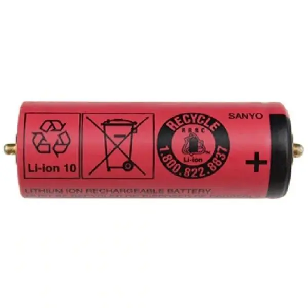 Braun 81377206 (Sanyo UR18500Y 7030925) Аккумулятор Li-Ion 1300mAh для бритвы и эпилятора - купить по