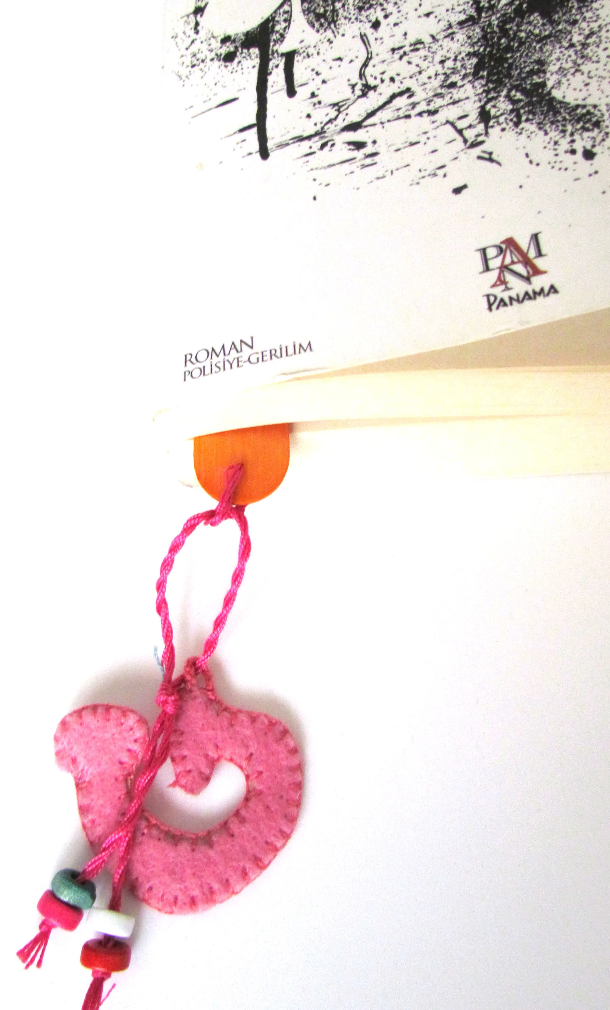 Pafuli Handmade Felt Bookends Pink- G