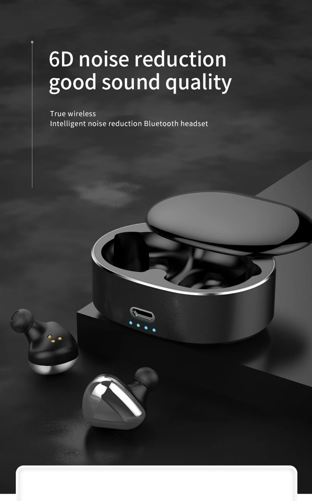 100 шт./лот T50 Беспроводная bluetooth-гарнитура V5.0 гарнитура в ухо Новая беспроводная мини-гарнитура в TWS