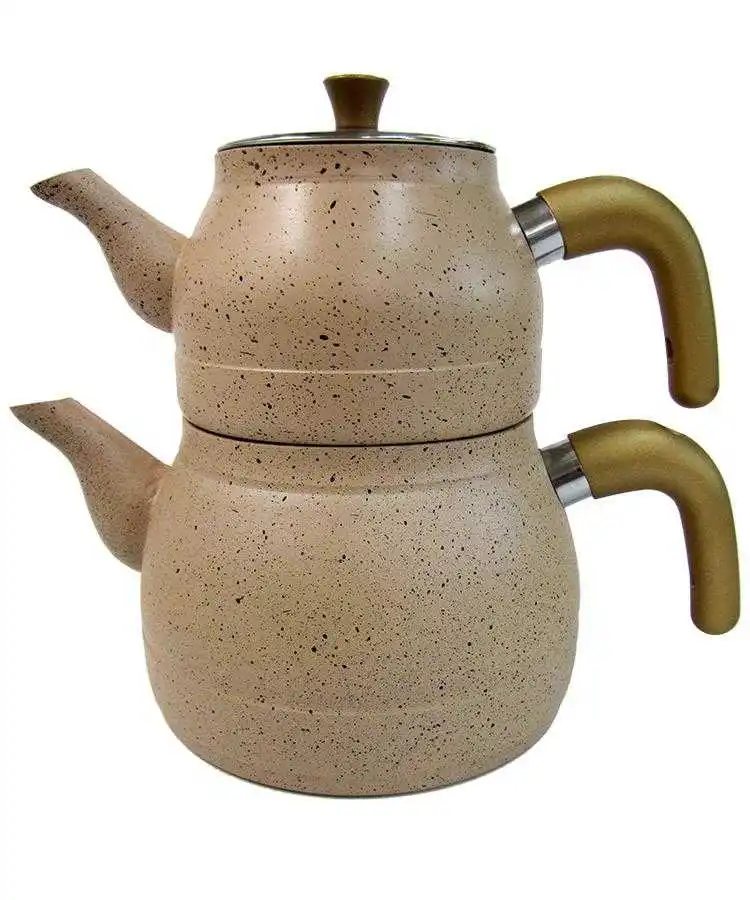 Turkish Teapot Set |Bio Granite Tea Pot| Kettle Boiler Tea Pot|Water Boiler|Turkish Traditional Teapot