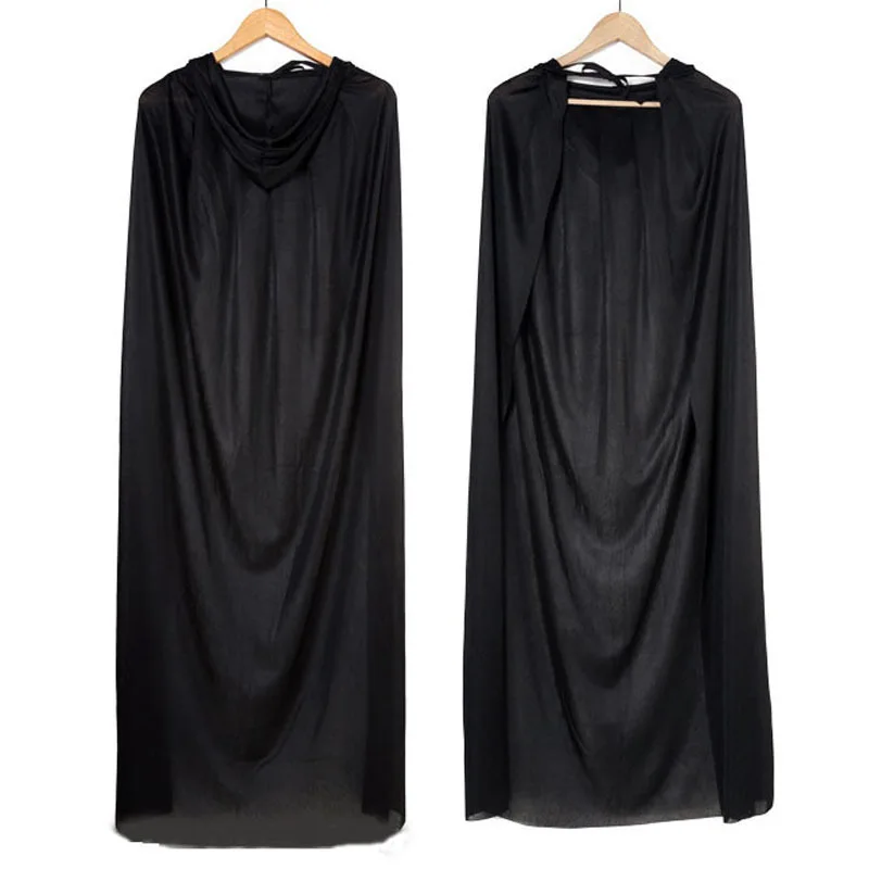 Мантия с капюшоном Таинственная Черная