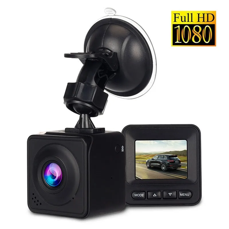 Новинка 1,5 дюймов Мини Автомобильный видеорегистратор Dashcam 1080P Full HD Авто видеорегистратор 170 градусов широкоугольный видеорегистратор квадратный скрытый Автомобильный видеорегистратор