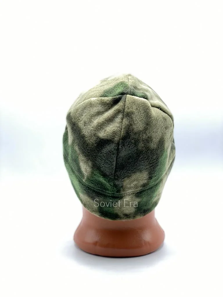 Мужская шапка из флиса камуфляж тактическая &quotМох&quot мультикам универсальный