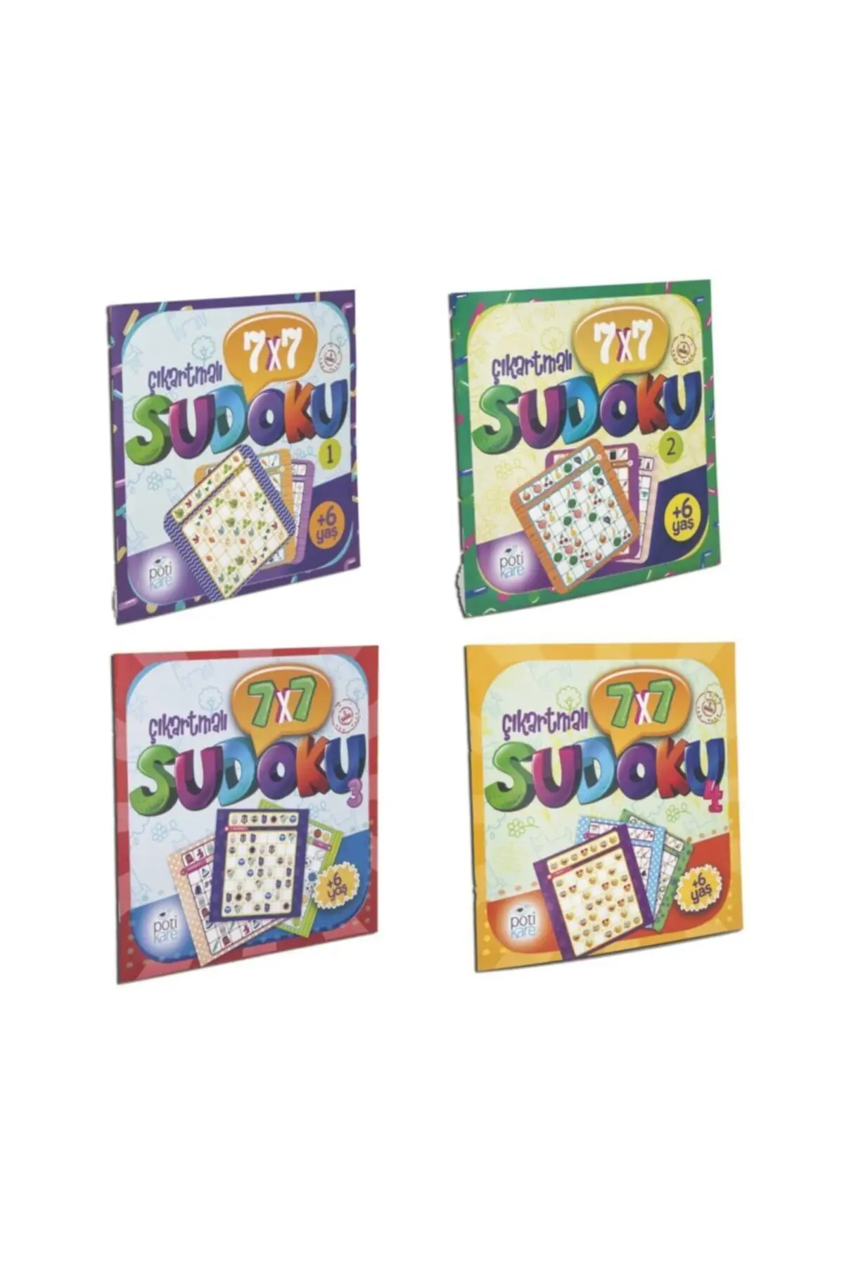 7x7 Subtractive Sudoku старше 6 лет 4 набор книг|Юный художник| |