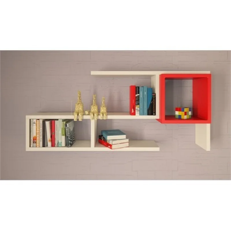 Полка и полка Сделано в Турции Современная белая красная гостиная деревянный