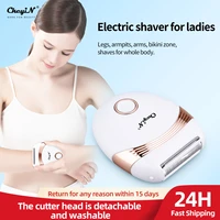 ckeyin quick charge lady shaver women body hair shaving razor female epilator painless hair remover for armpit arm leg bikini