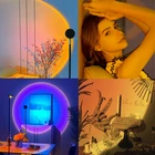 Солнесветильник свет, закат, проекция, Радуга светильник, s, живой фон, закат, проектор, атмосферная лампа, украшение для спальни, стены